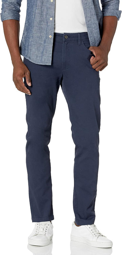 Amazon Essentials Men's Skinny Fit 5-Pocket Comfort Stretch Chino Pants