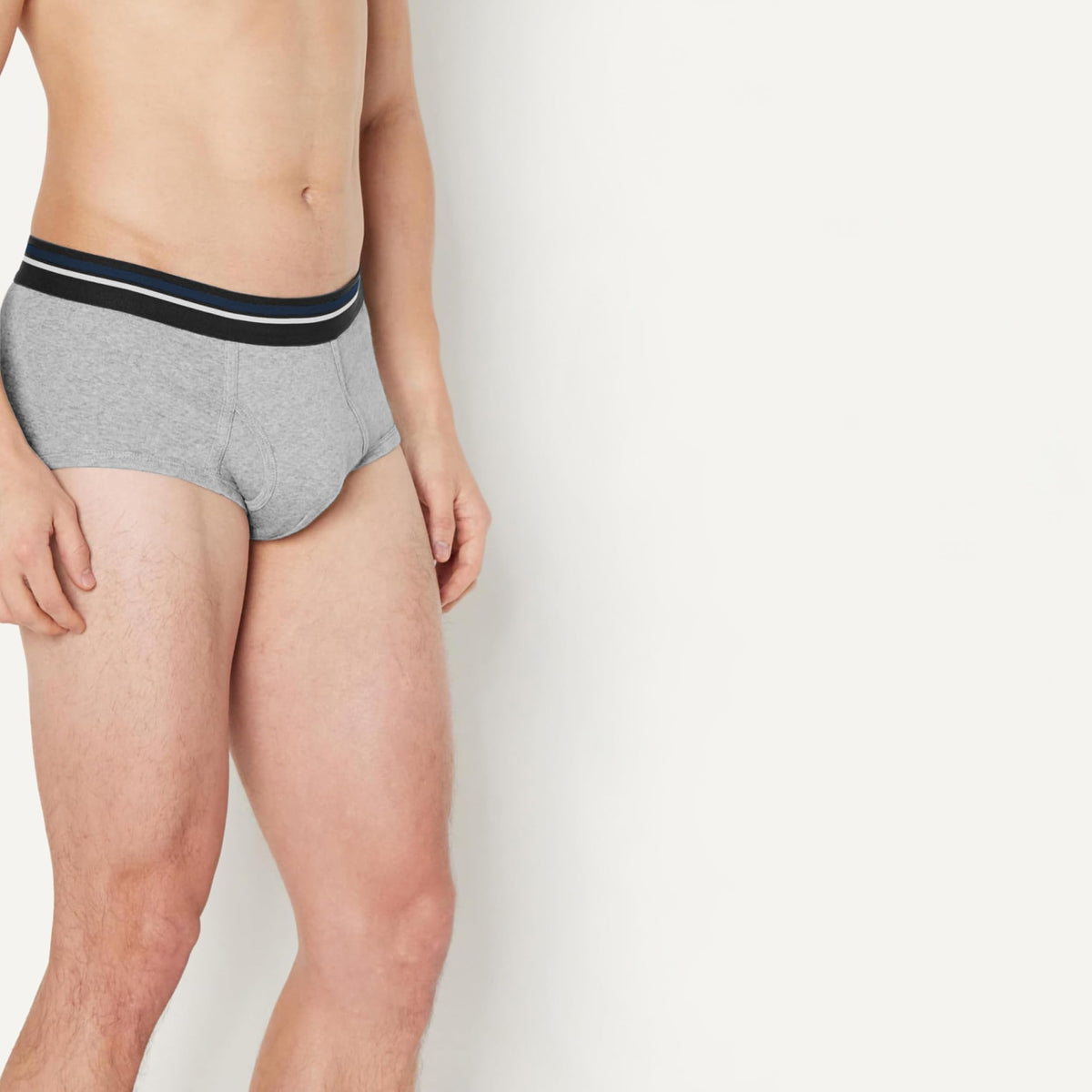Amazon Essentials Men's Breathable Ribbed Knit Briefs with Elasticized Waistband, Multipacks