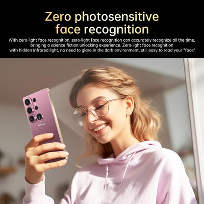 26 Ultra Unlocked Phone 16+1TB,Built in Pen The Phone,Battery 7000mAh 7.0" HD Screen,Android 15 Smartphone,Face ID/5G/Fingerprint Lock/Dual SIM/GPS (Rose Gold)