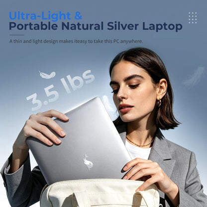2026 Flagship 15.6" Business Laptop Computer, 16GB RAM 512GB SSD, Core i5-7Y54(Up to 3.2GHz), Windows 11 Pro, Office 365, Fan Cooling, 2-Year Warranty, Portable Traditional Lap Top for Students & Work