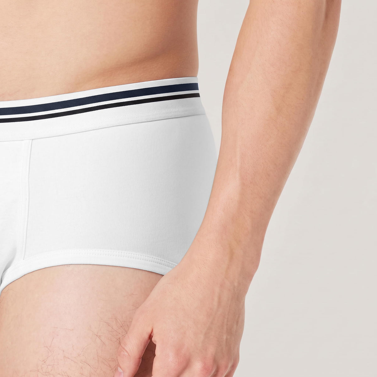 Amazon Essentials Men's Breathable Ribbed Knit Briefs with Elasticized Waistband, Multipacks