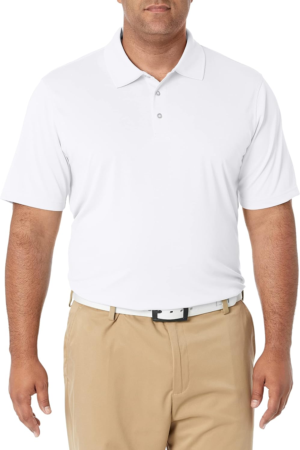Amazon Essentials Men's Regular Fit Golf Polo Shirt, Moisture-Wicking Quick Dry, Recycled Polyester, Short Sleeve