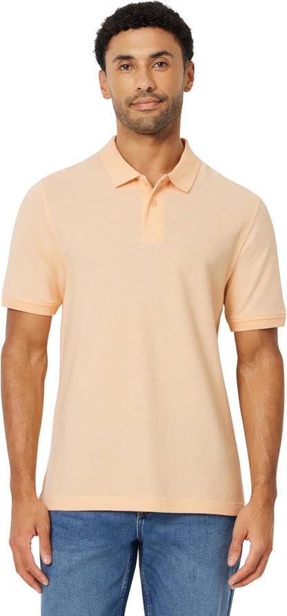 Amazon Essentials Men's Regular-Fit Cotton Pique Polo Shirt