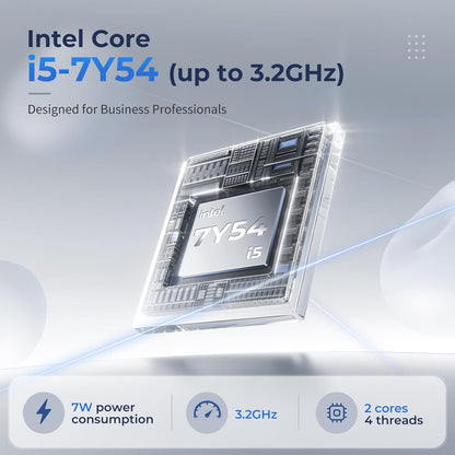 2026 Flagship 15.6" Business Laptop Computer, 16GB RAM 512GB SSD, Core i5-7Y54(Up to 3.2GHz), Windows 11 Pro, Office 365, Fan Cooling, 2-Year Warranty, Portable Traditional Lap Top for Students & Work