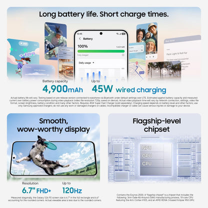 Samsung Galaxy S26, Unlocked Android Smartphone, 256GB, White