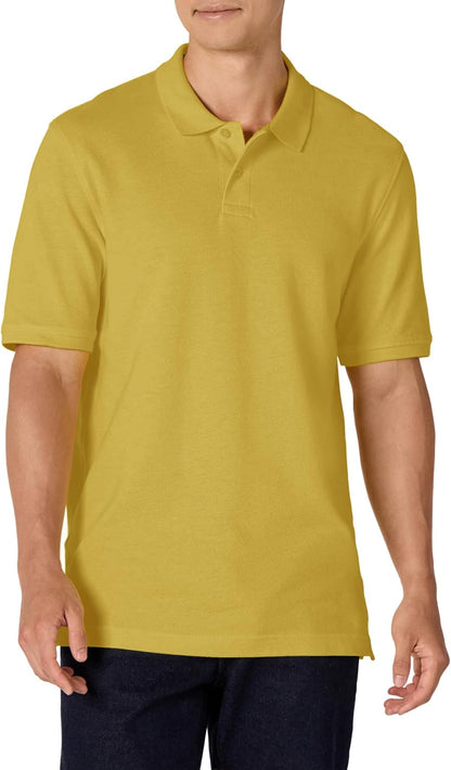 Amazon Essentials Men's Regular-Fit Cotton Pique Polo Shirt