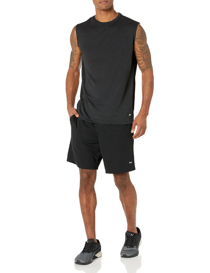 Amazon Essentials Men's Active Performance Tech Muscle Sleeveless Top, Breathable Moisture Wicking Workout Shirt