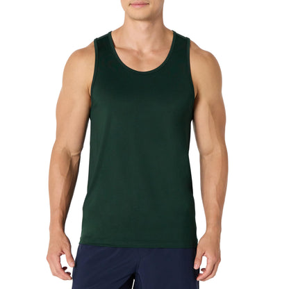 Amazon Essentials Men's Quick Dry Moisture-Wicking Tech Stretch Active Sleeveless Tank Top Workout Shirt