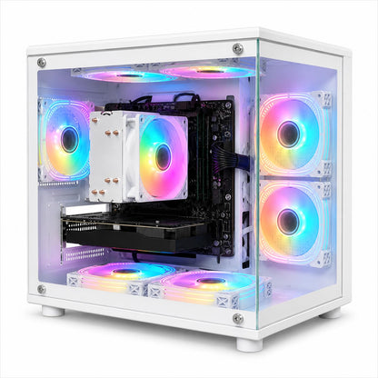 Desktop PC, i7-7700, RX 580 8GB, 16GB RAM, 256GB SSD, WiFi 6, Black