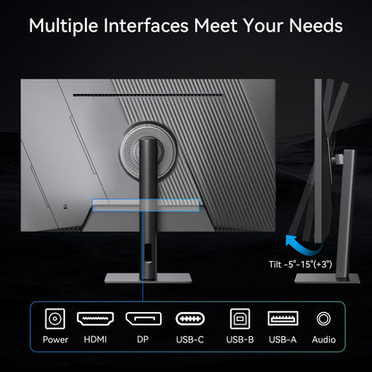 Prechen 23.8 Inch Dual Stacked Touchscreen Monitor, FHD IPS, 75Hz 65W USB-C Charging Computer Monitors 10 Point Touch, 99% sRGB, VESA USB-C/HDMI, Dual Touch Monitor for Laptop, Mac, Windows