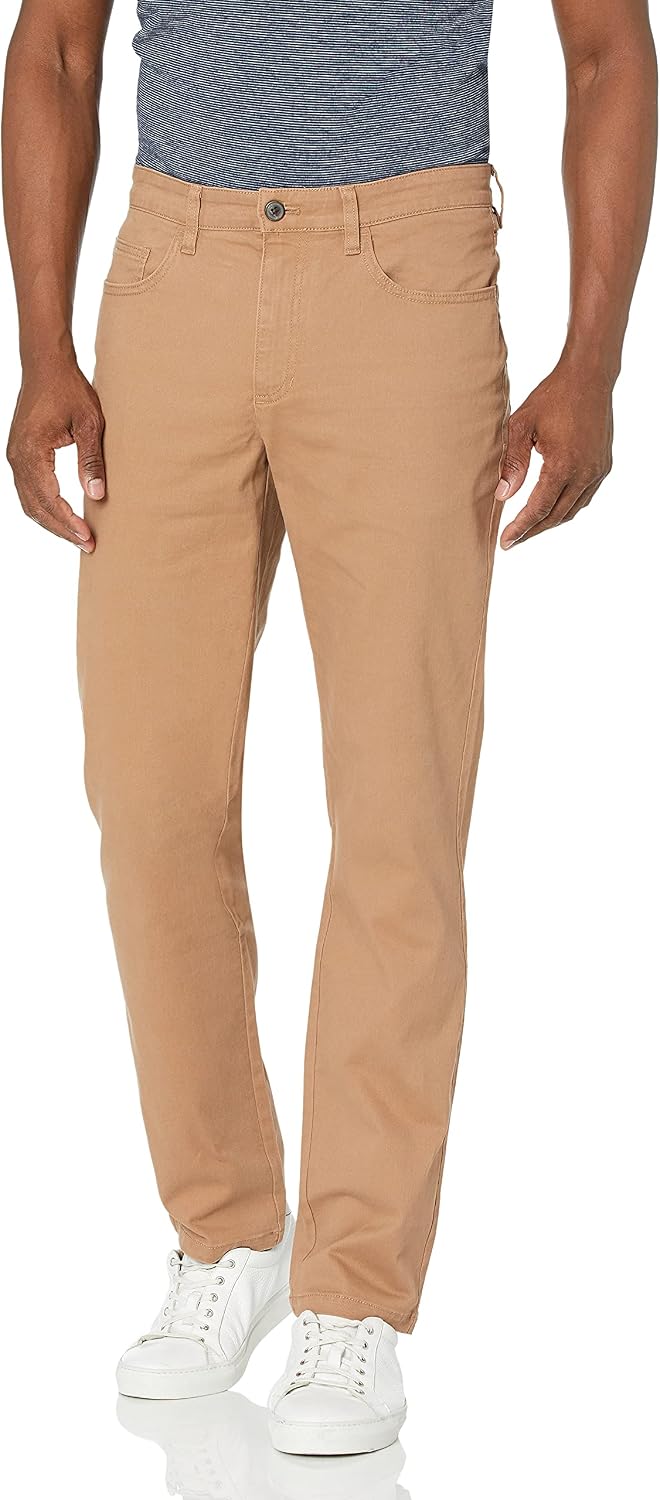 Amazon Essentials Men's Skinny Fit 5-Pocket Comfort Stretch Chino Pants