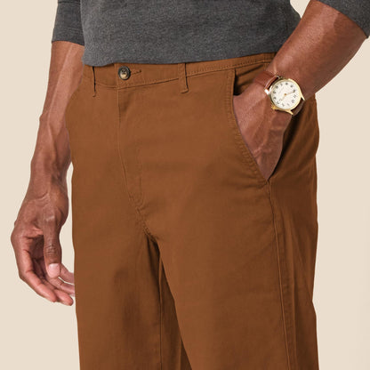 Amazon Essentials Men's Straight-Fit Chino Jogger Pants with Elastic Waist and Pockets