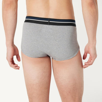 Amazon Essentials Men's Breathable Ribbed Knit Briefs with Elasticized Waistband, Multipacks