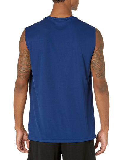 Amazon Essentials Men's Active Performance Tech Muscle Sleeveless Top, Breathable Moisture Wicking Workout Shirt