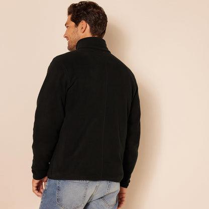 Amazon Essentials Men's Full-Zip Polar Fleece Jacket with Zippered Pockets for Cold Outdoor Weather