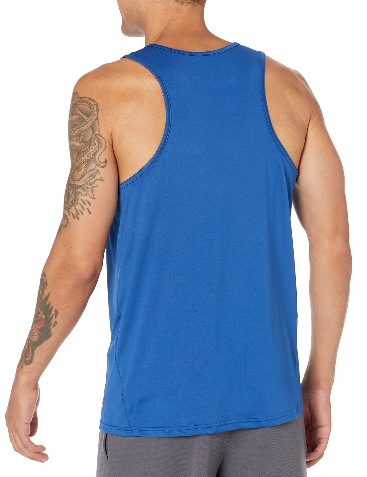Amazon Essentials Men's Quick Dry Moisture-Wicking Tech Stretch Active Sleeveless Tank Top Workout Shirt