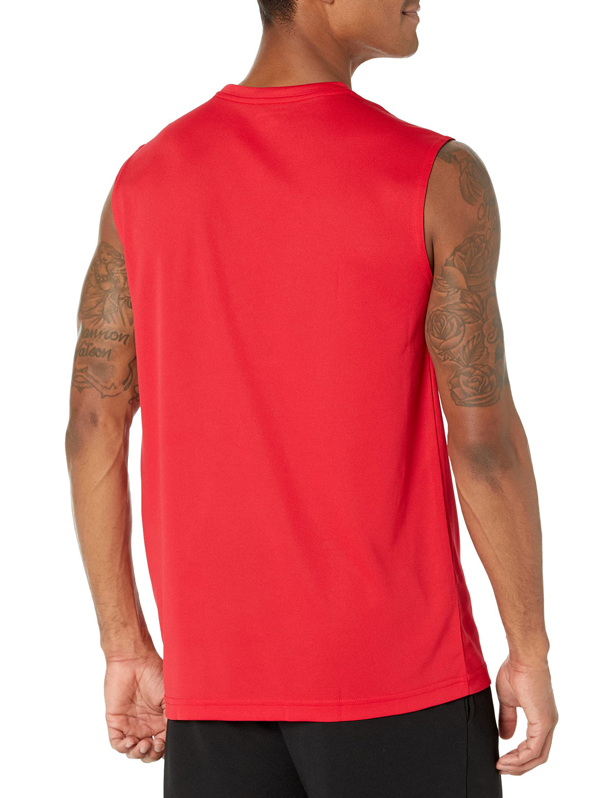 Amazon Essentials Men's Active Performance Tech Muscle Sleeveless Top, Breathable Moisture Wicking Workout Shirt