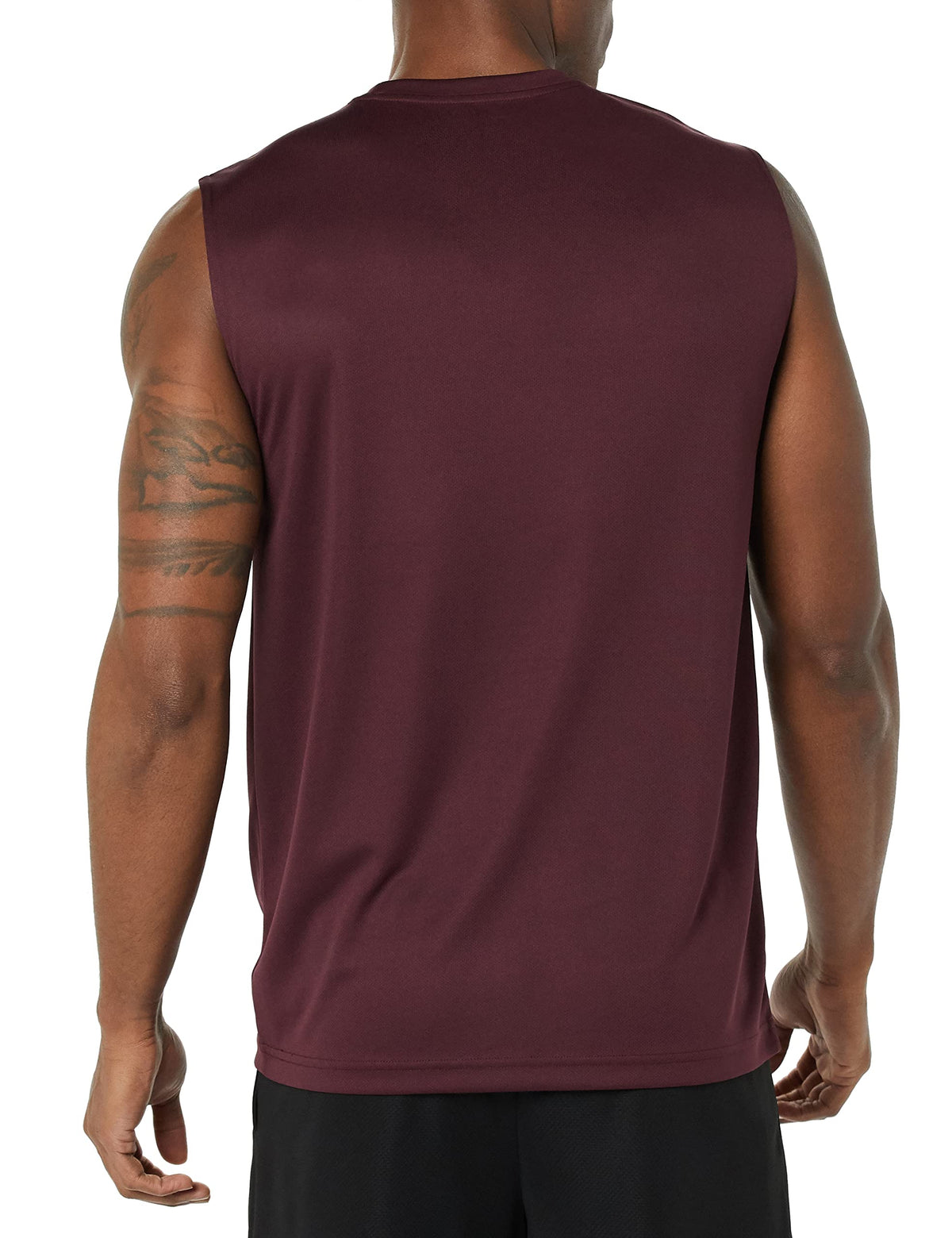 Amazon Essentials Men's Active Performance Tech Muscle Sleeveless Top, Breathable Moisture Wicking Workout Shirt, Pack of 2