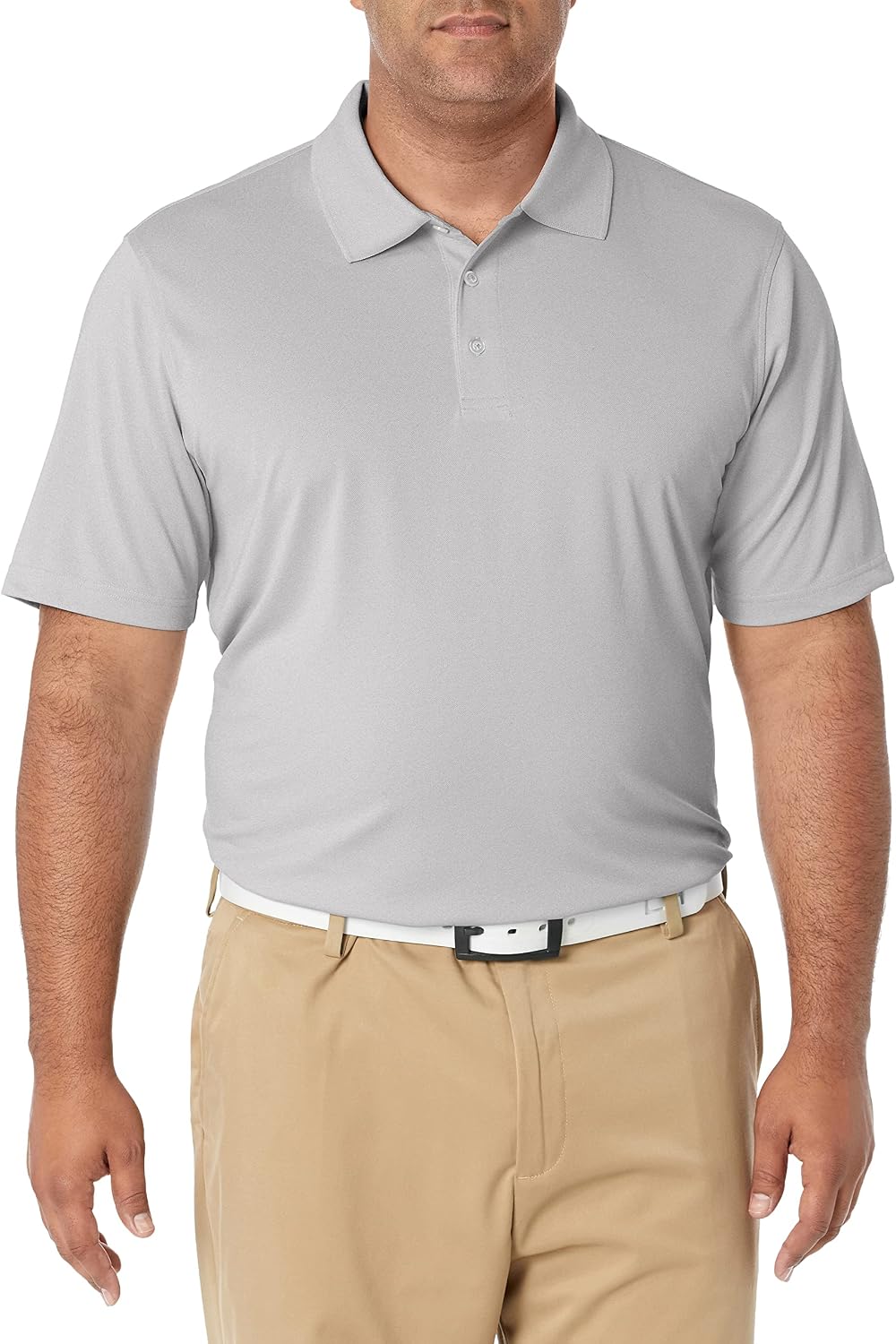 Amazon Essentials Men's Regular Fit Golf Polo Shirt, Moisture-Wicking Quick Dry, Recycled Polyester, Short Sleeve