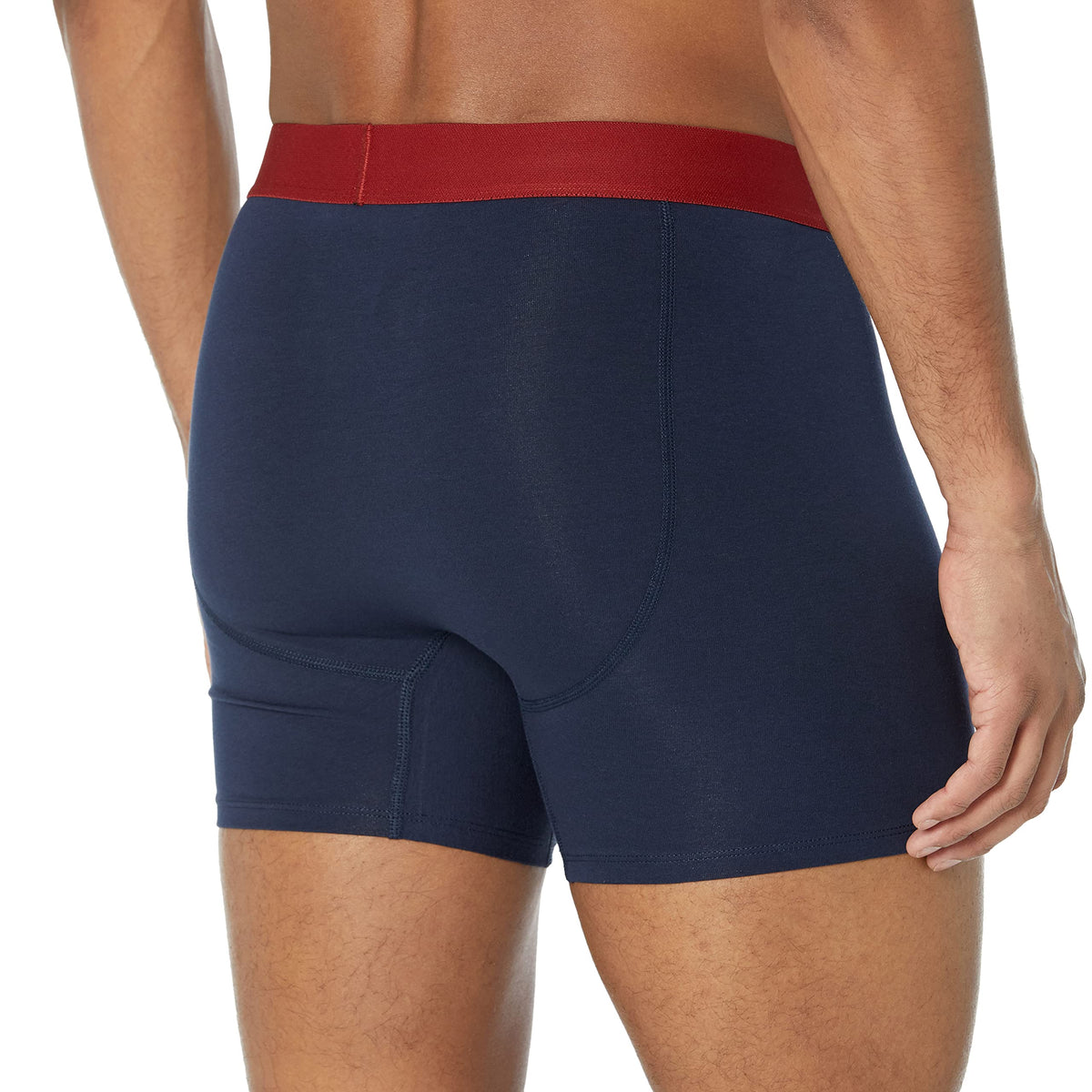 Amazon Essentials Men's Cotton Jersey Boxer Briefs Underwear, Pack of 5