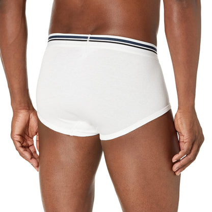 Amazon Essentials Men's Breathable Ribbed Knit Briefs with Elasticized Waistband, Multipacks