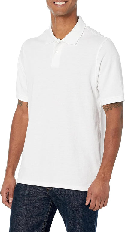 Amazon Essentials Men's Regular-Fit Cotton Pique Polo Shirt
