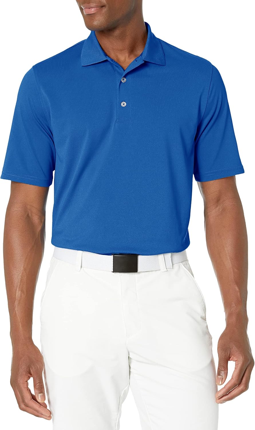 Amazon Essentials Men's Regular Fit Golf Polo Shirt, Moisture-Wicking Quick Dry, Recycled Polyester, Short Sleeve