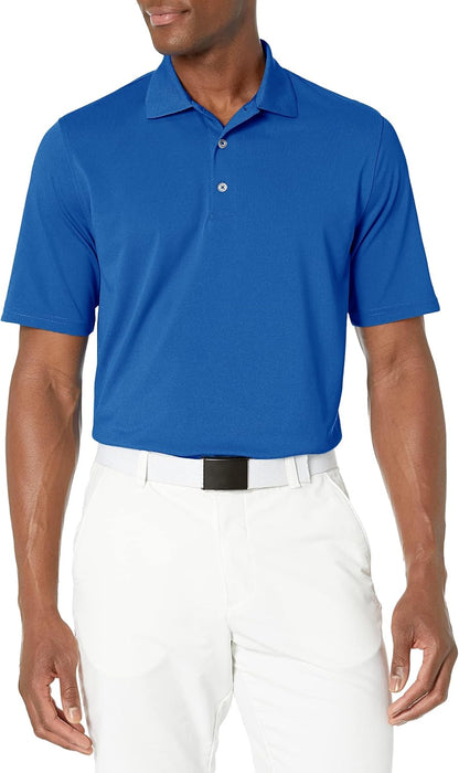 Amazon Essentials Men's Regular Fit Golf Polo Shirt, Moisture-Wicking Quick Dry, Recycled Polyester, Short Sleeve
