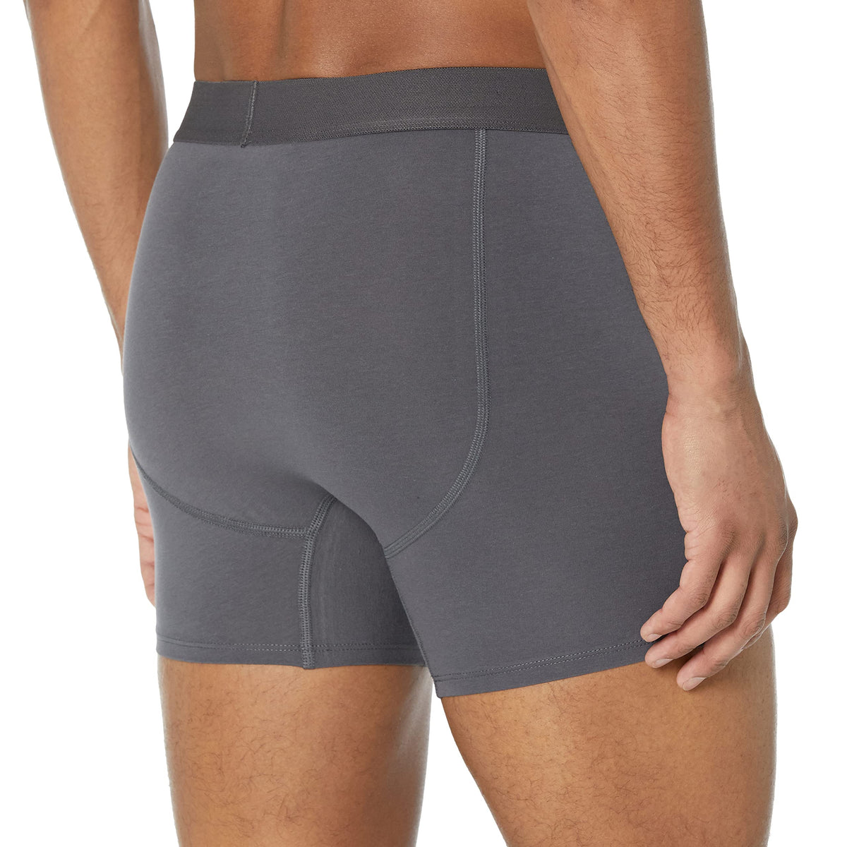 Amazon Essentials Men's Cotton Jersey Boxer Briefs Underwear, Pack of 5