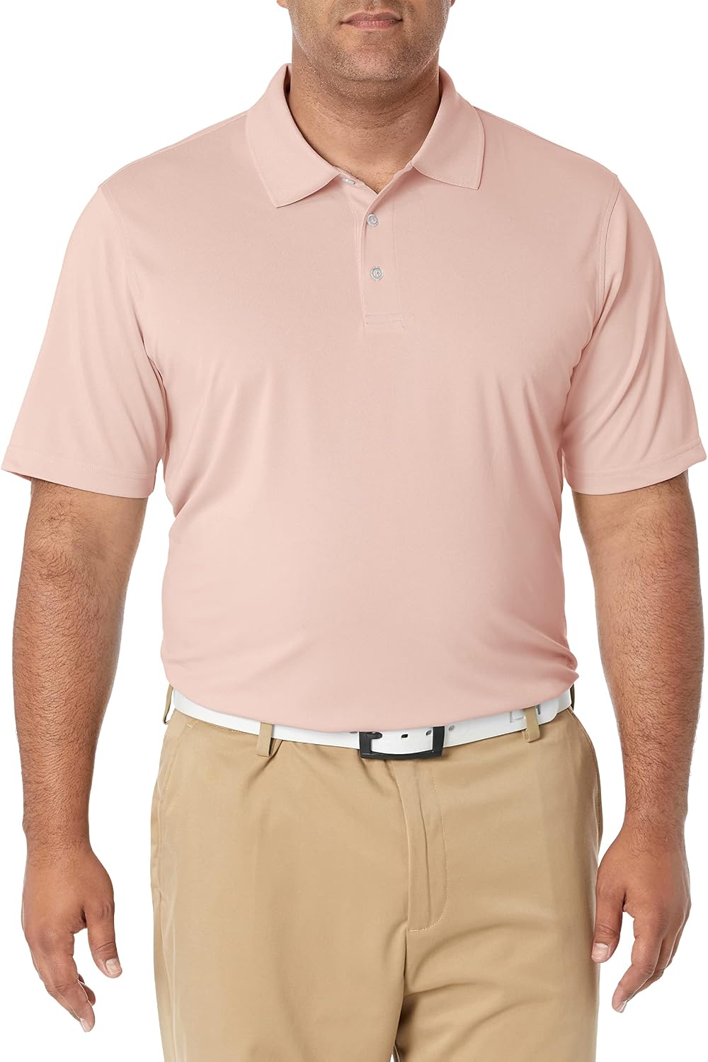 Amazon Essentials Men's Regular Fit Golf Polo Shirt, Moisture-Wicking Quick Dry, Recycled Polyester, Short Sleeve