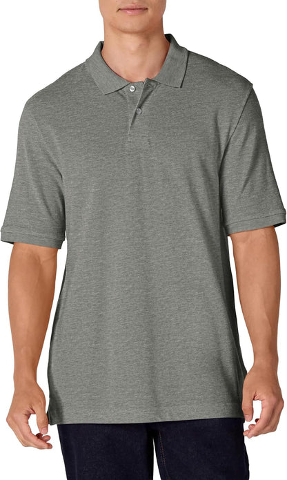 Amazon Essentials Men's Regular-Fit Cotton Pique Polo Shirt