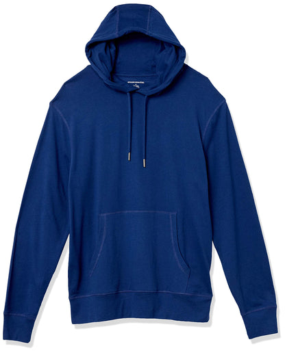 Amazon Essentials Men's Lightweight Jersey Pullover Hoodie, Soft