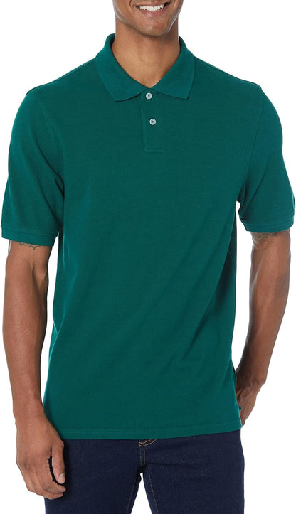 Amazon Essentials Men's Regular-Fit Cotton Pique Polo Shirt