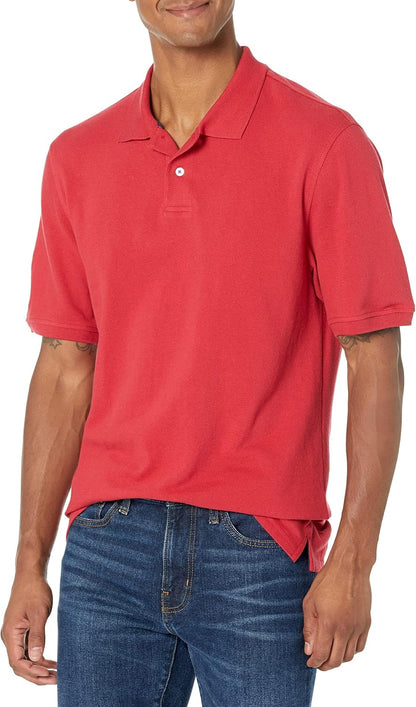 Amazon Essentials Men's Regular-Fit Cotton Pique Polo Shirt