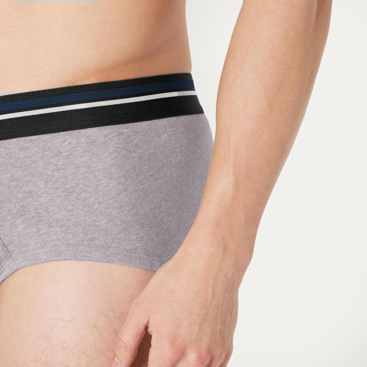 Amazon Essentials Men's Breathable Ribbed Knit Briefs with Elasticized Waistband, Multipacks