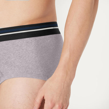 Amazon Essentials Men's Breathable Ribbed Knit Briefs with Elasticized Waistband, Multipacks