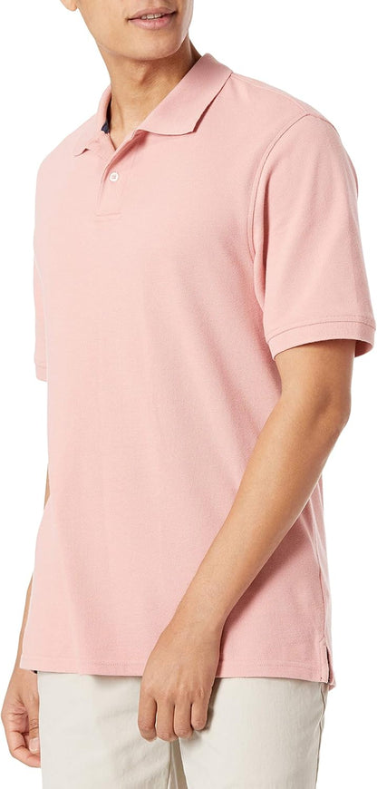 Amazon Essentials Men's Regular-Fit Cotton Pique Polo Shirt