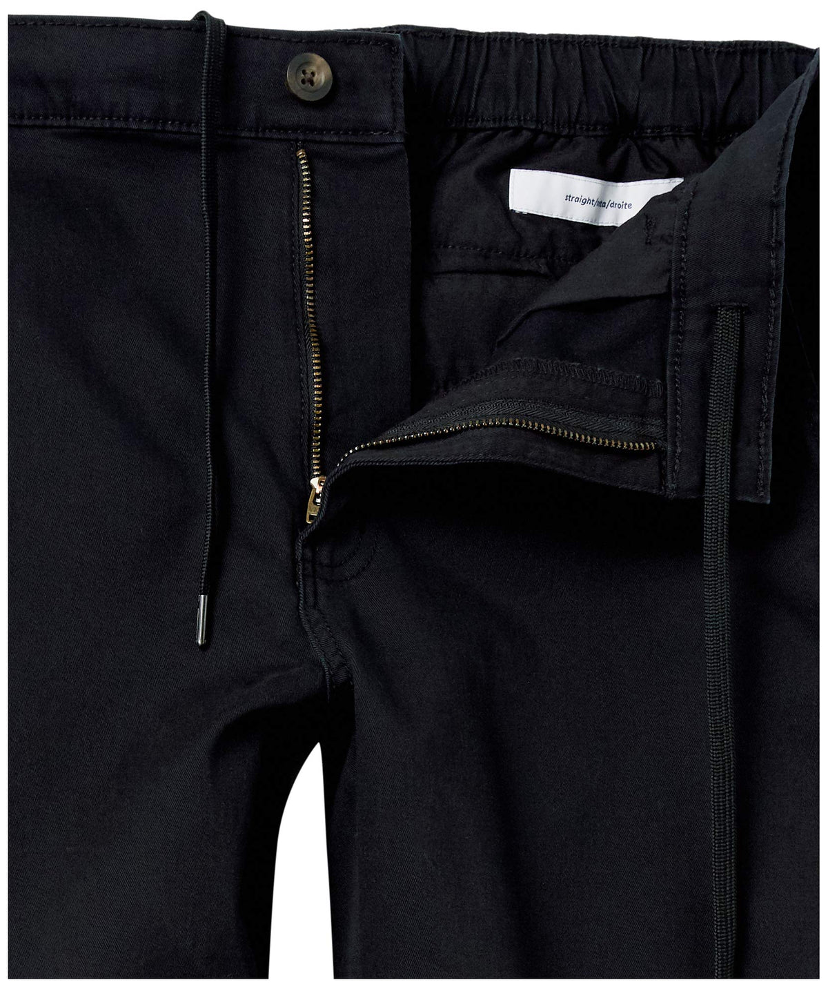 Amazon Essentials Men's Straight-Fit Chino Jogger Pants with Elastic Waist and Pockets