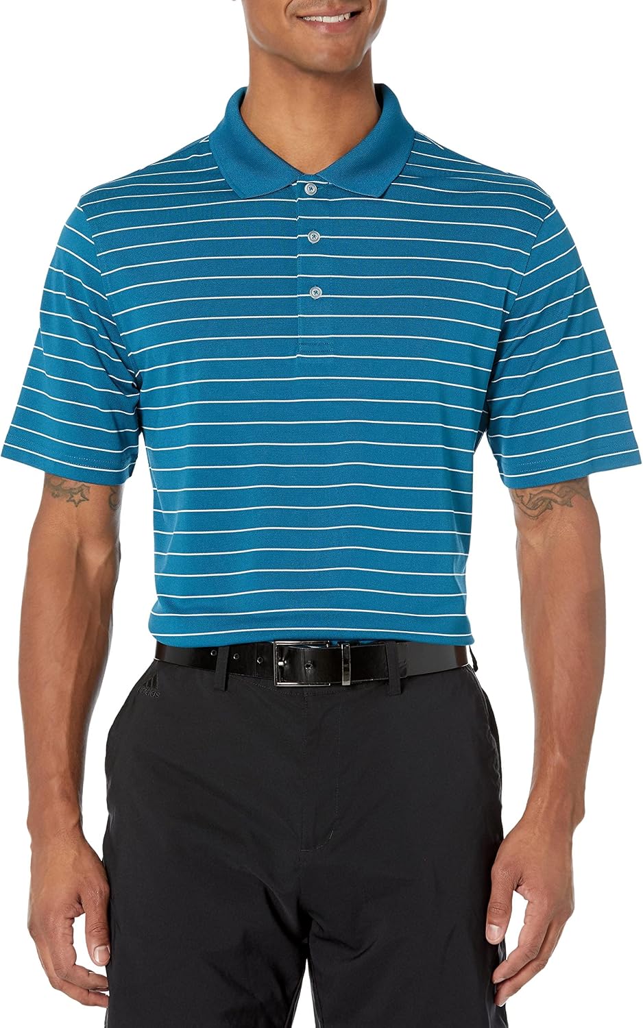 Amazon Essentials Men's Regular Fit Golf Polo Shirt, Moisture-Wicking Quick Dry, Recycled Polyester, Short Sleeve