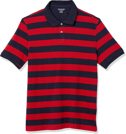 Amazon Essentials Men's Regular-Fit Cotton Pique Polo Shirt