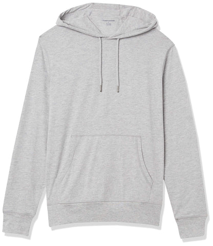 Amazon Essentials Men's Lightweight Jersey Pullover Hoodie, Soft