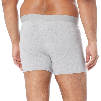 Amazon Essentials Men's Cotton Jersey Boxer Briefs Underwear, Pack of 5
