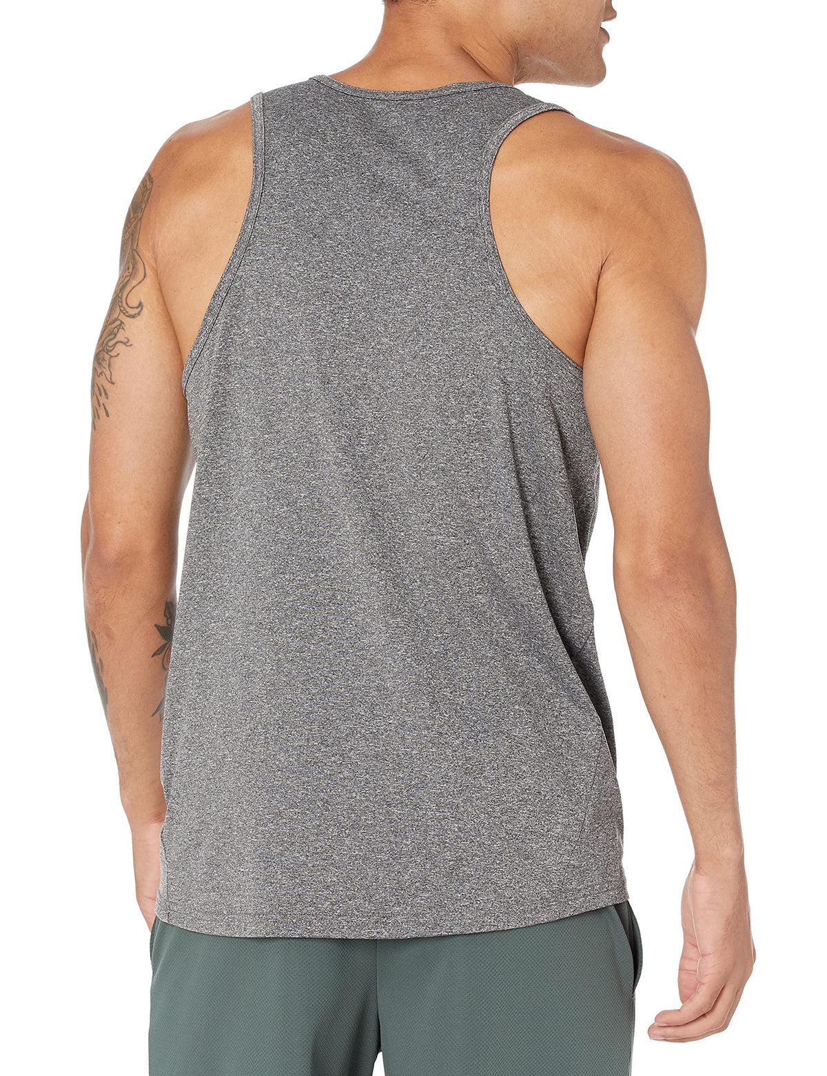 Amazon Essentials Men's Quick Dry Moisture-Wicking Tech Stretch Active Sleeveless Tank Top Workout Shirt