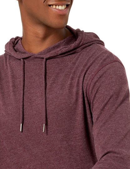 Amazon Essentials Men's Lightweight Jersey Pullover Hoodie, Soft