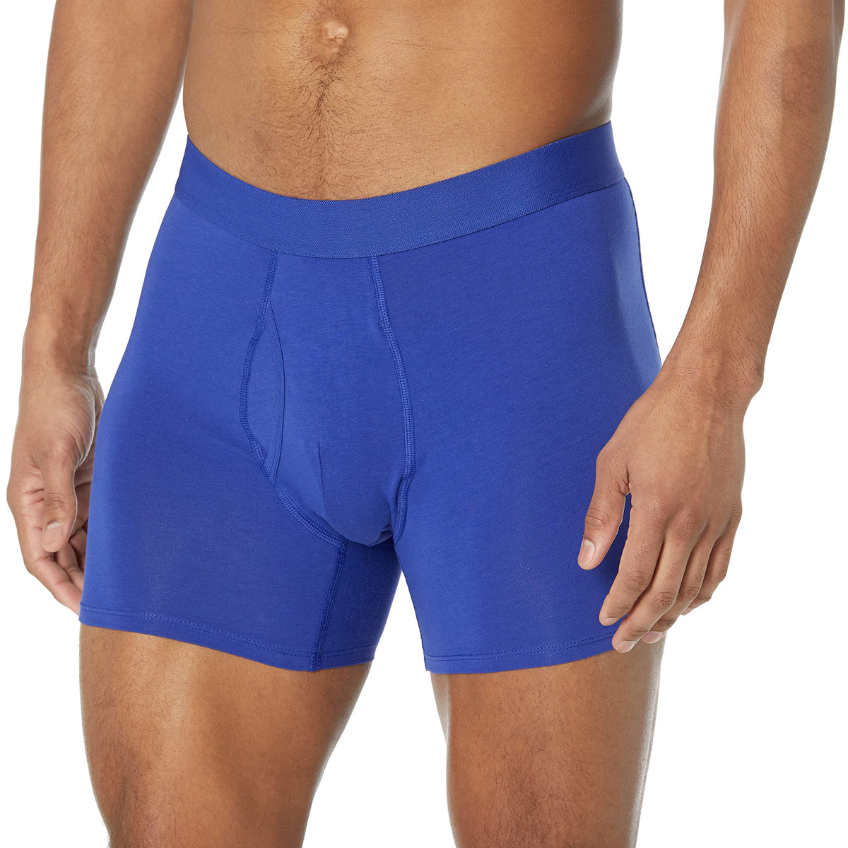 Amazon Essentials Men's Cotton Jersey Boxer Briefs Underwear, Pack of 5