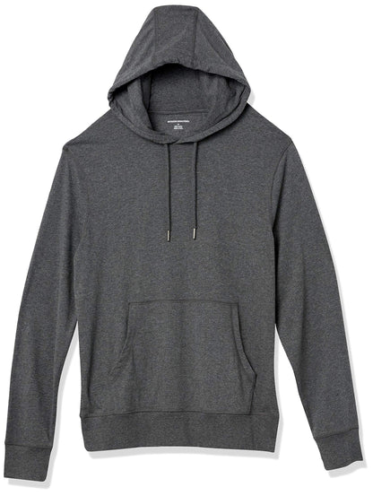 Amazon Essentials Men's Lightweight Jersey Pullover Hoodie, Soft