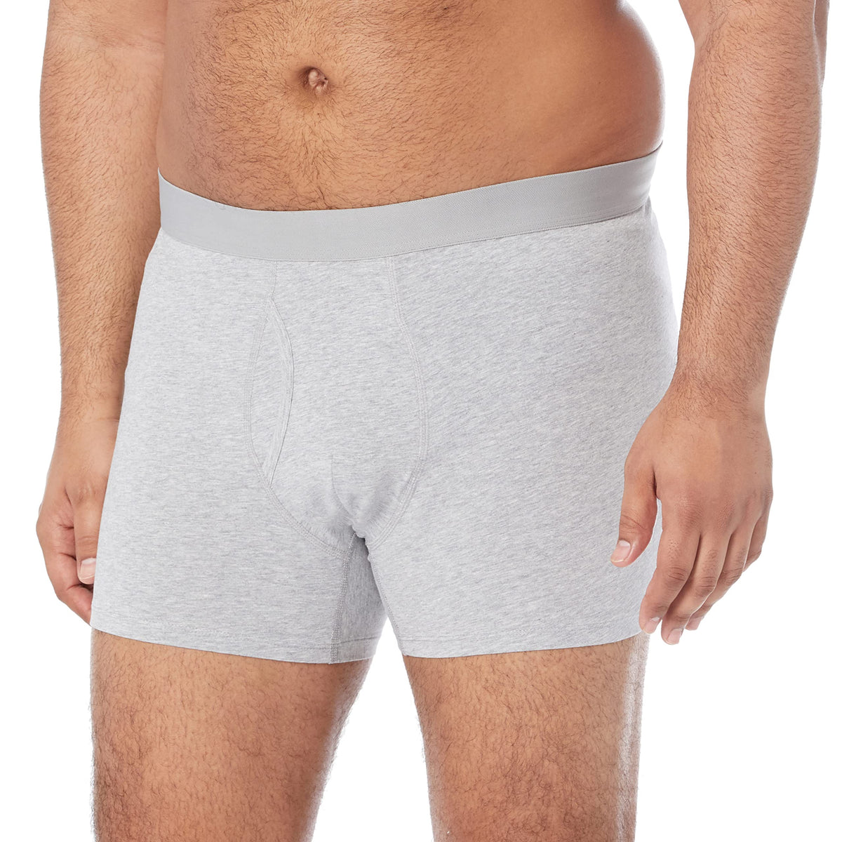 Amazon Essentials Men's Cotton Jersey Boxer Briefs Underwear, Pack of 5