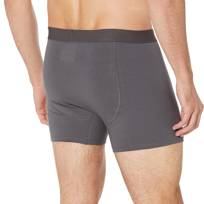 Amazon Essentials Men's Cotton Jersey Boxer Briefs Underwear, Pack of 5