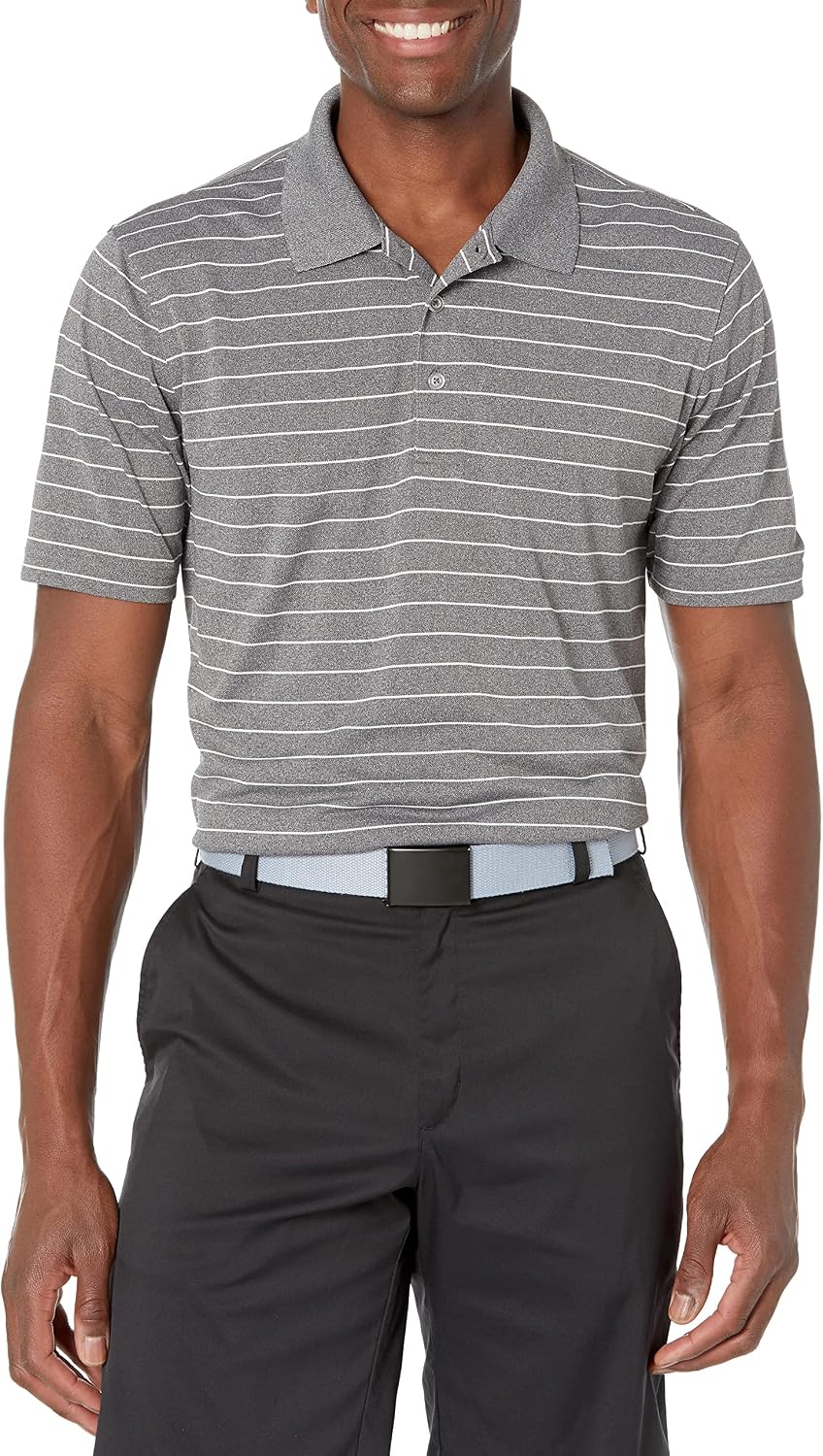 Amazon Essentials Men's Regular Fit Golf Polo Shirt, Moisture-Wicking Quick Dry, Recycled Polyester, Short Sleeve