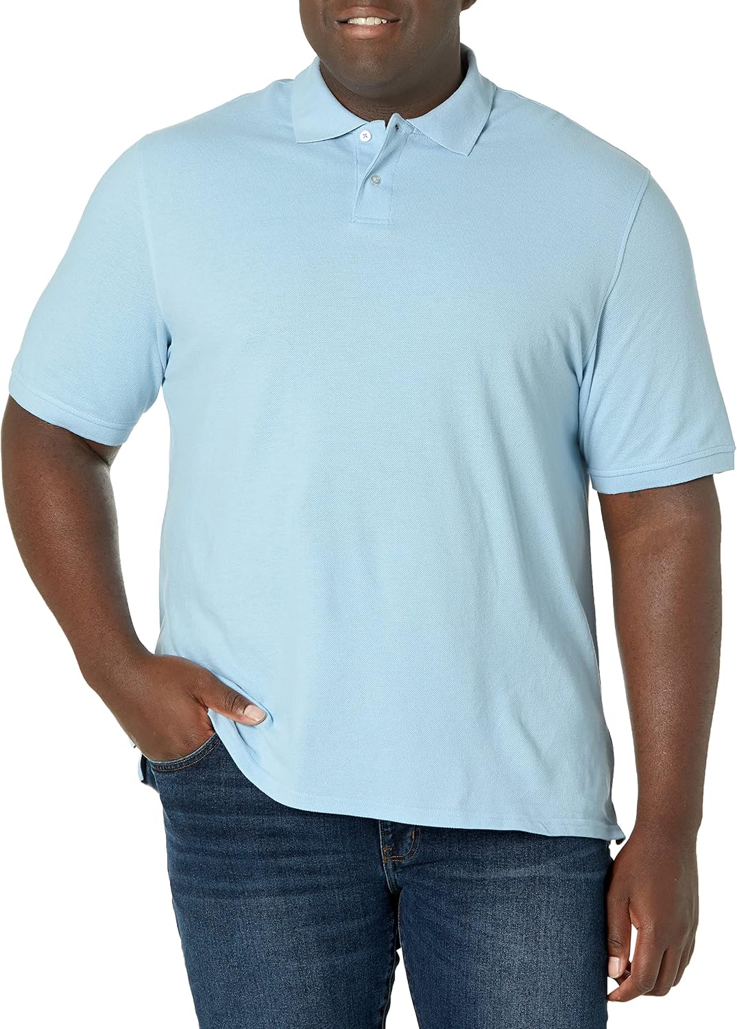 Amazon Essentials Men's Regular-Fit Cotton Pique Polo Shirt